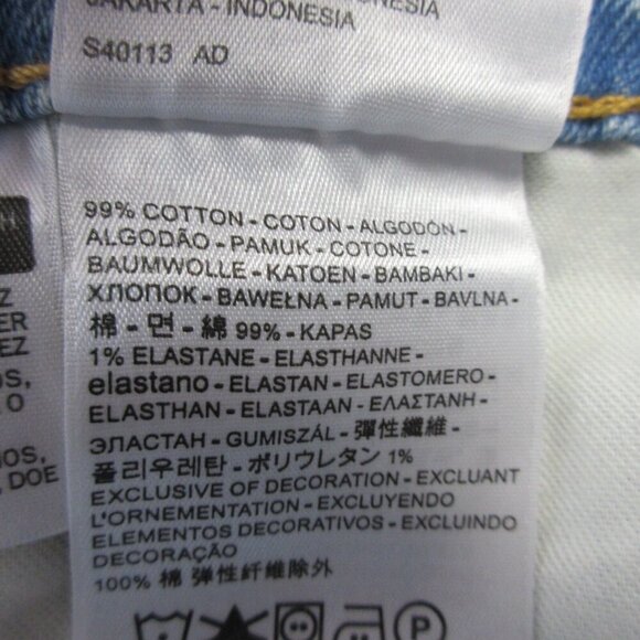 Levi's 559 Men's Relaxed Straight Leg Jeans 36 Blue Cotton Light Wash Denim 876 - Picture 5 of 13